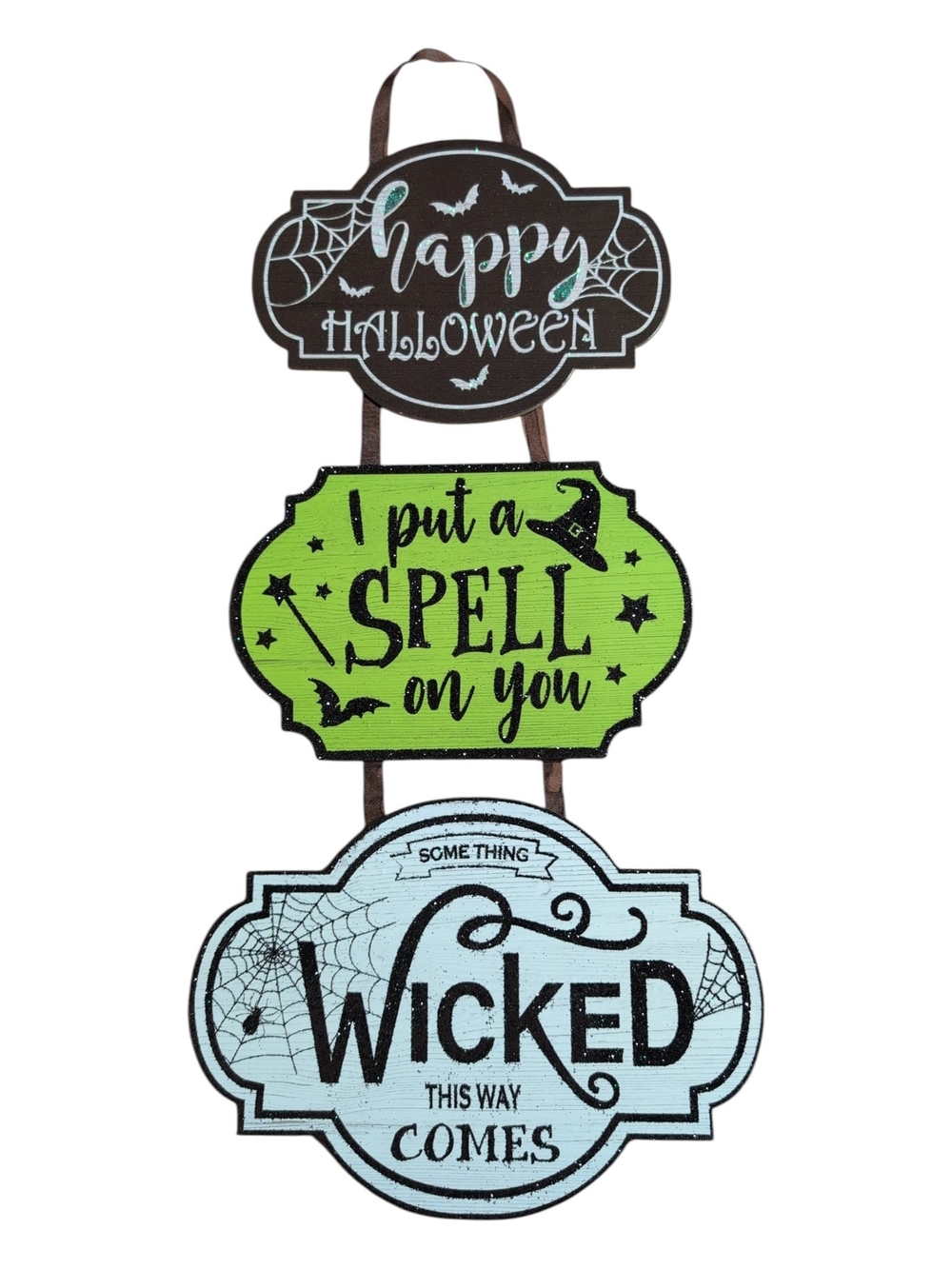 Halloween Wall Art 3pc Hanging Decor